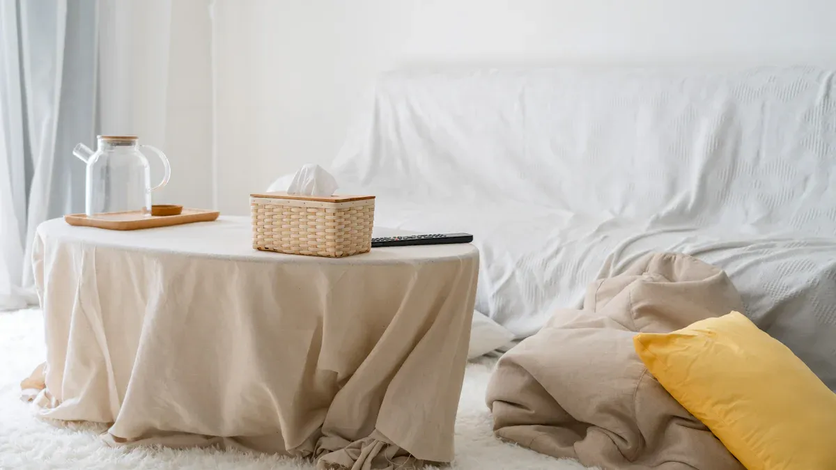 Styling Skirted Console Tables