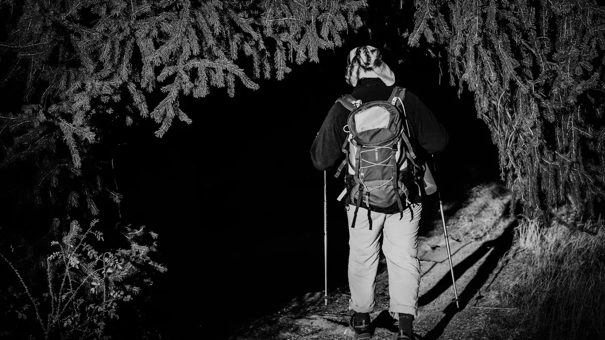 Master Night Hiking Safety with the Helius Headlamp