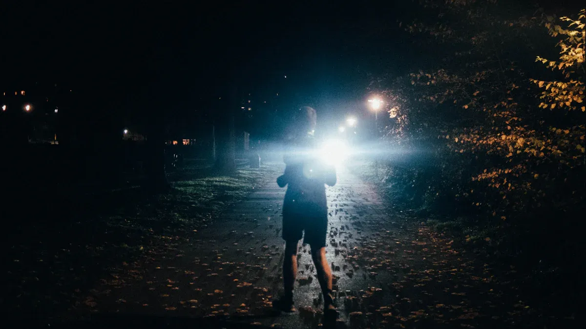 Practical Tips for Running at Night with a Flashlight