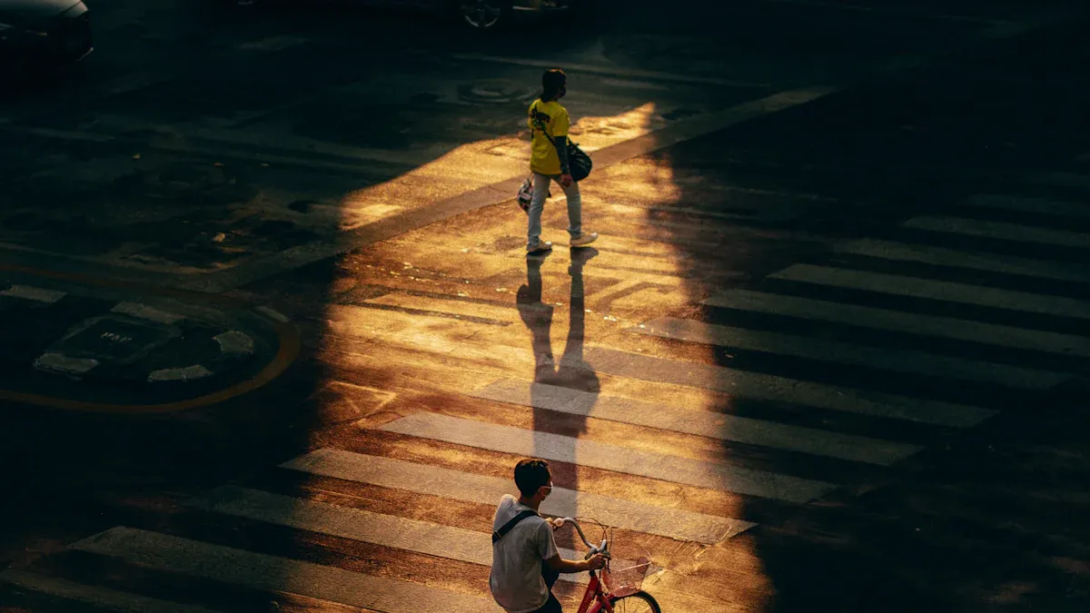 How Helius flashlight can improve your visibility while cycling at night