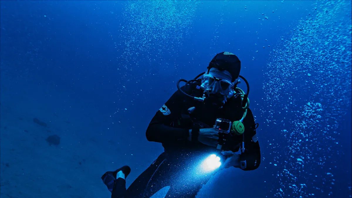 How Flashlights are Used in Underwater Exploration and Diving