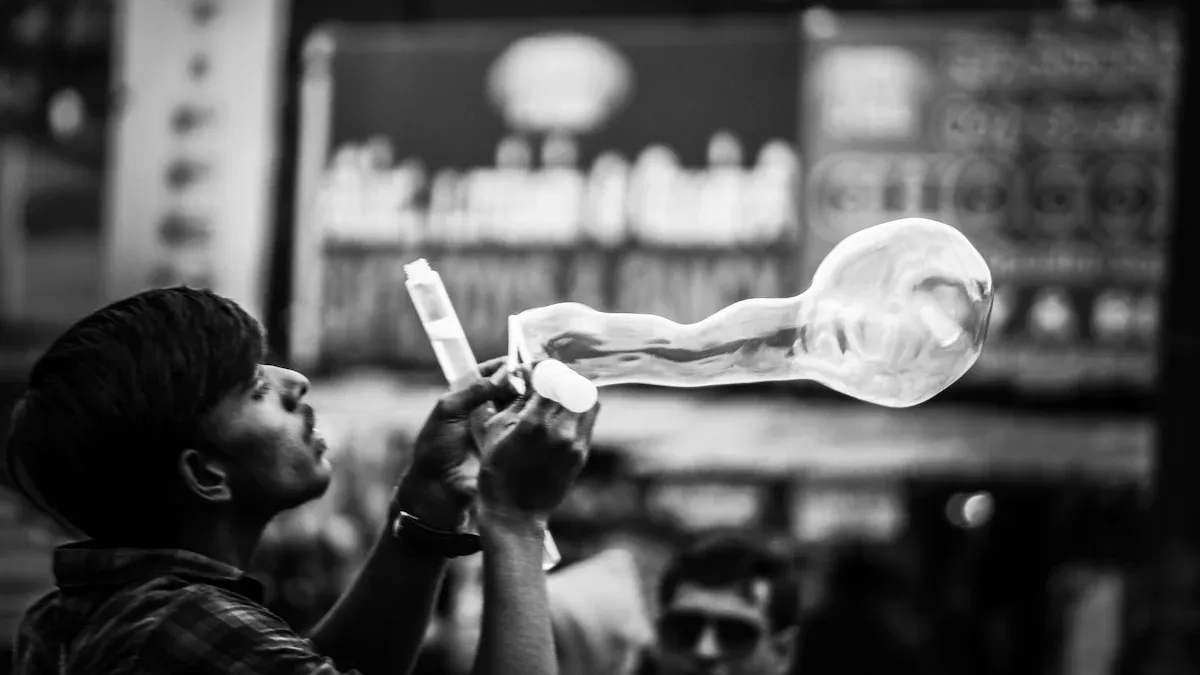 Blow-Up Ratio in Film Blowing