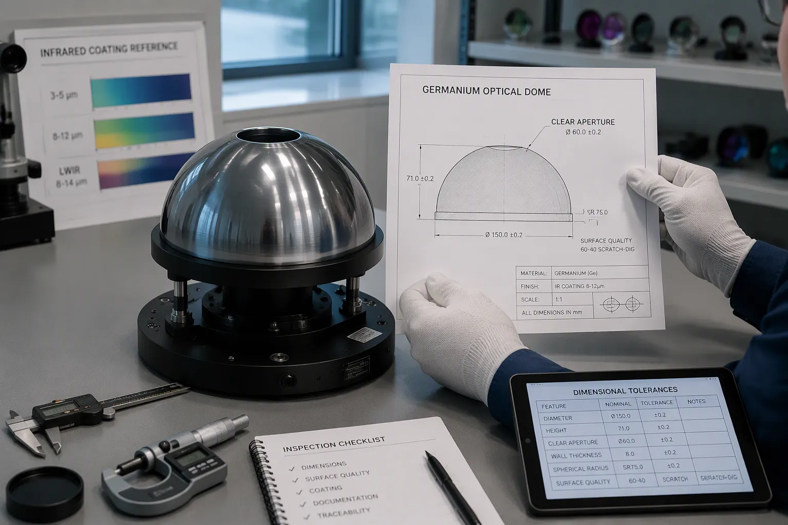 Germanium Optical Dome Design and Selection Guide