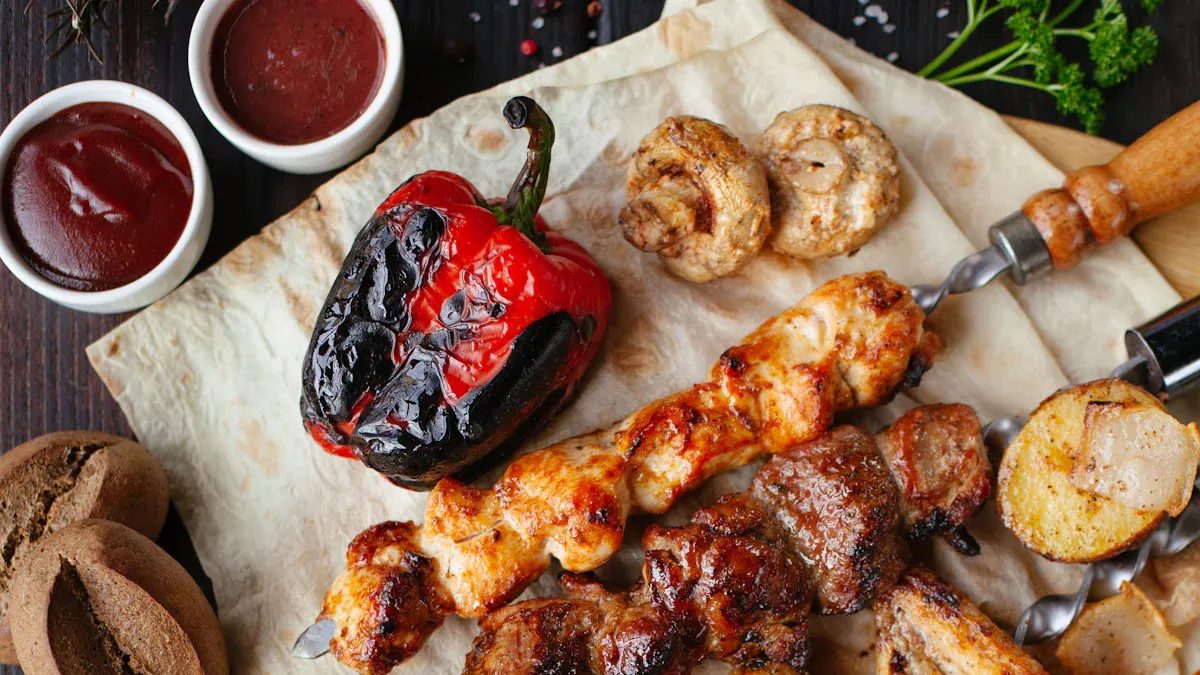 Подготовка ингредиентов и маринование