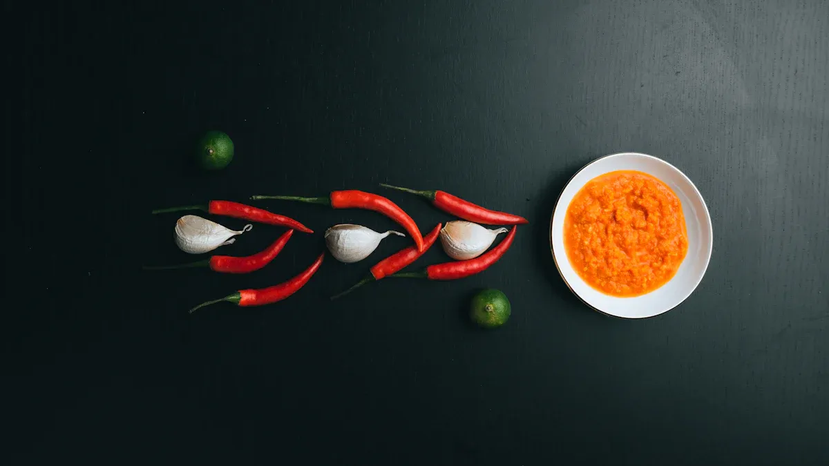 Dips and Sauces with Garlic Chili Crunch