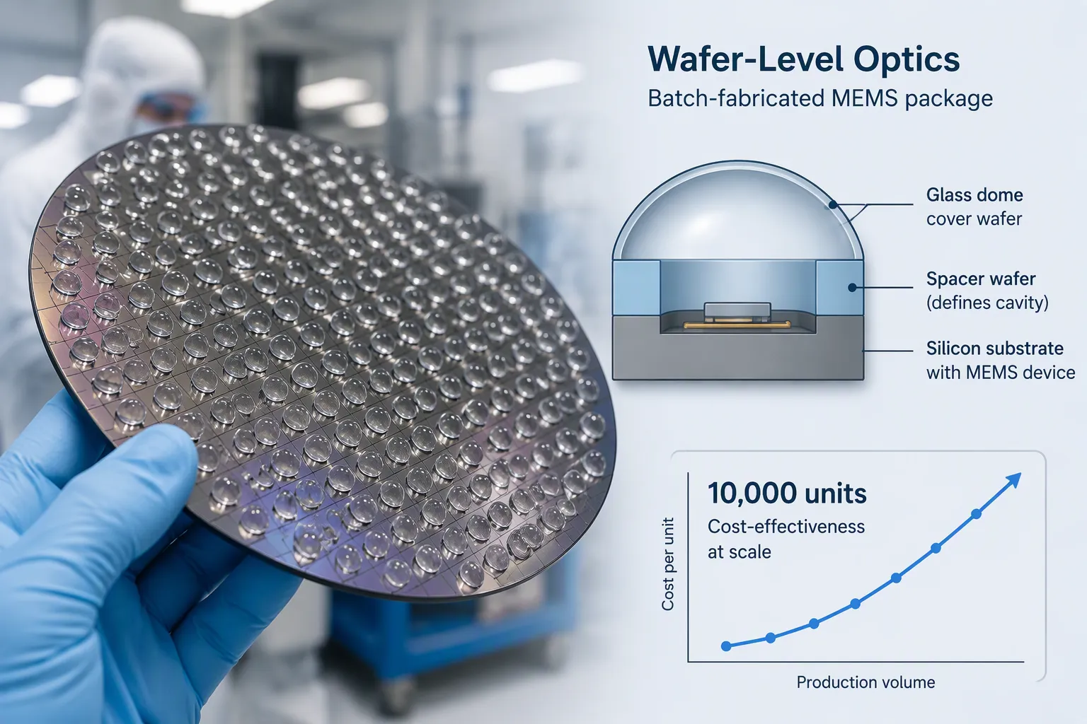Wafer-Level Optics Reshape Optical Dome Production