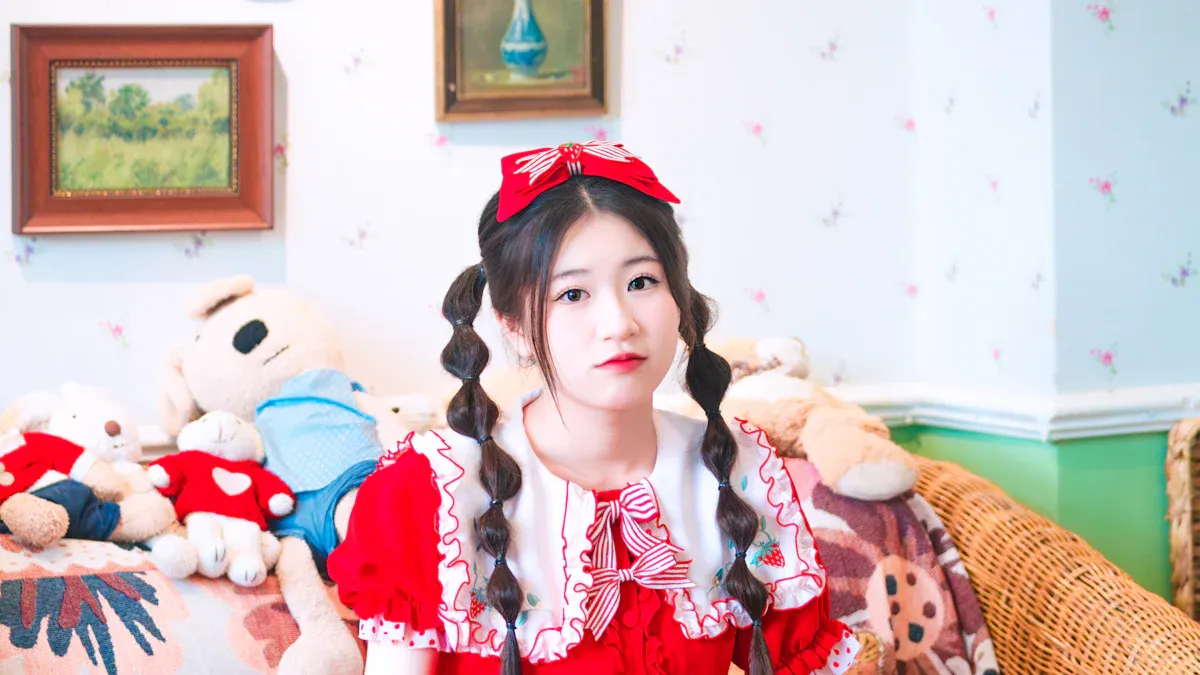 2. Robe Lolita Fraise