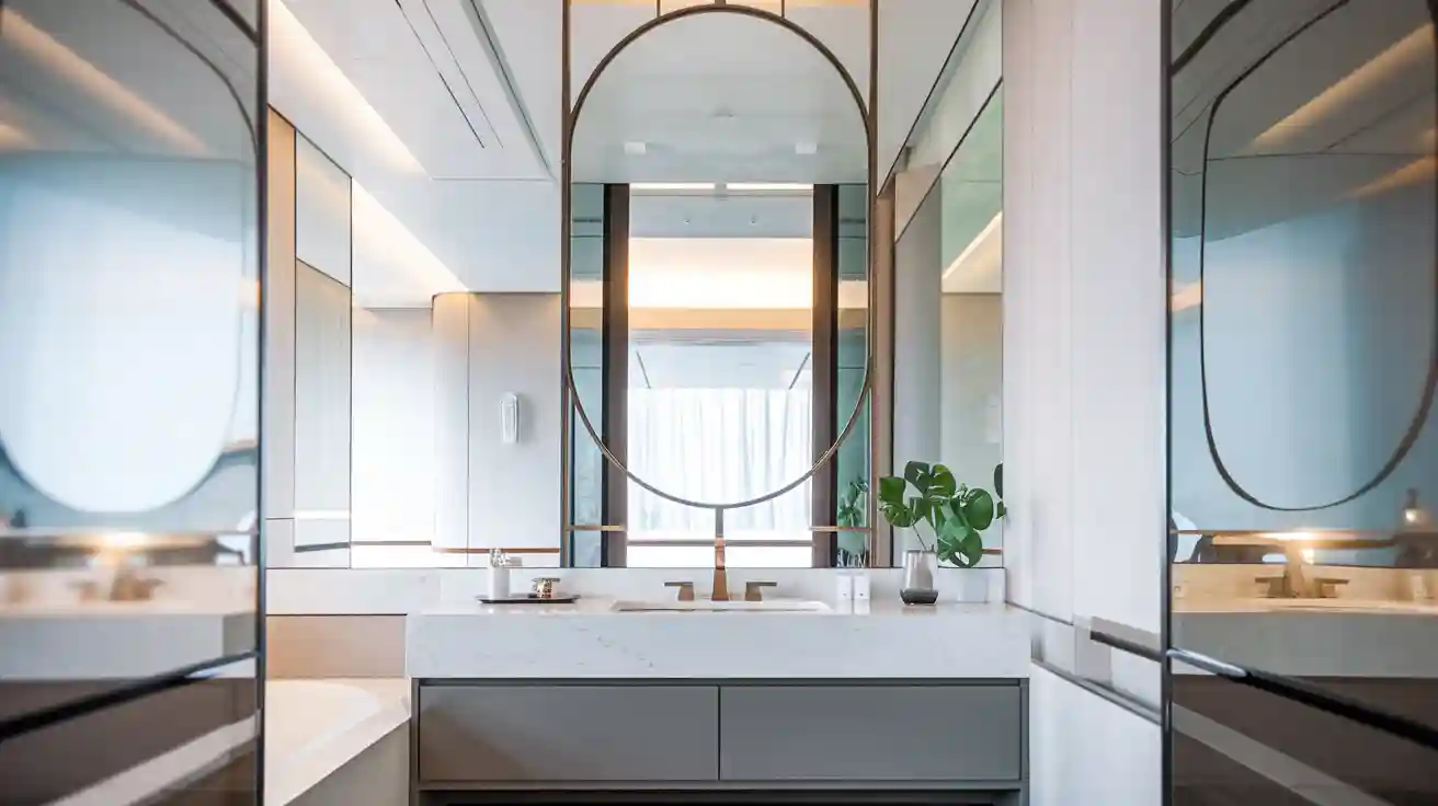 Modern Bathroom Mirror Frame Design Ideas