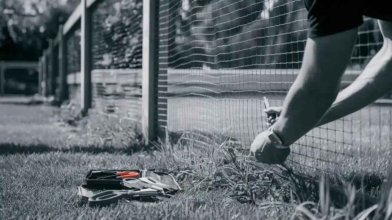 Step-by-Step Guide to Securing Privacy Mesh on a Fence