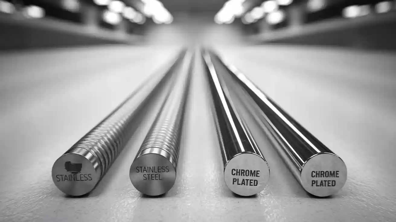Stainless Steel vs Chrome Plated Rods