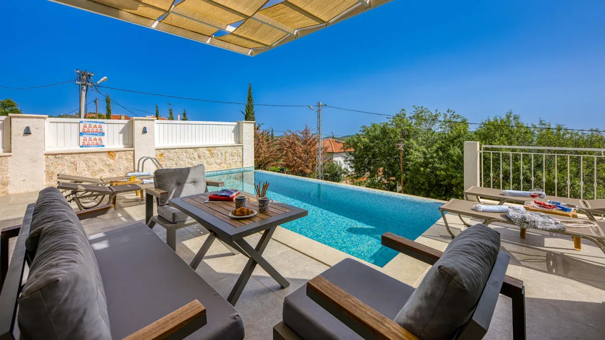 Matching Pool Cover Colors