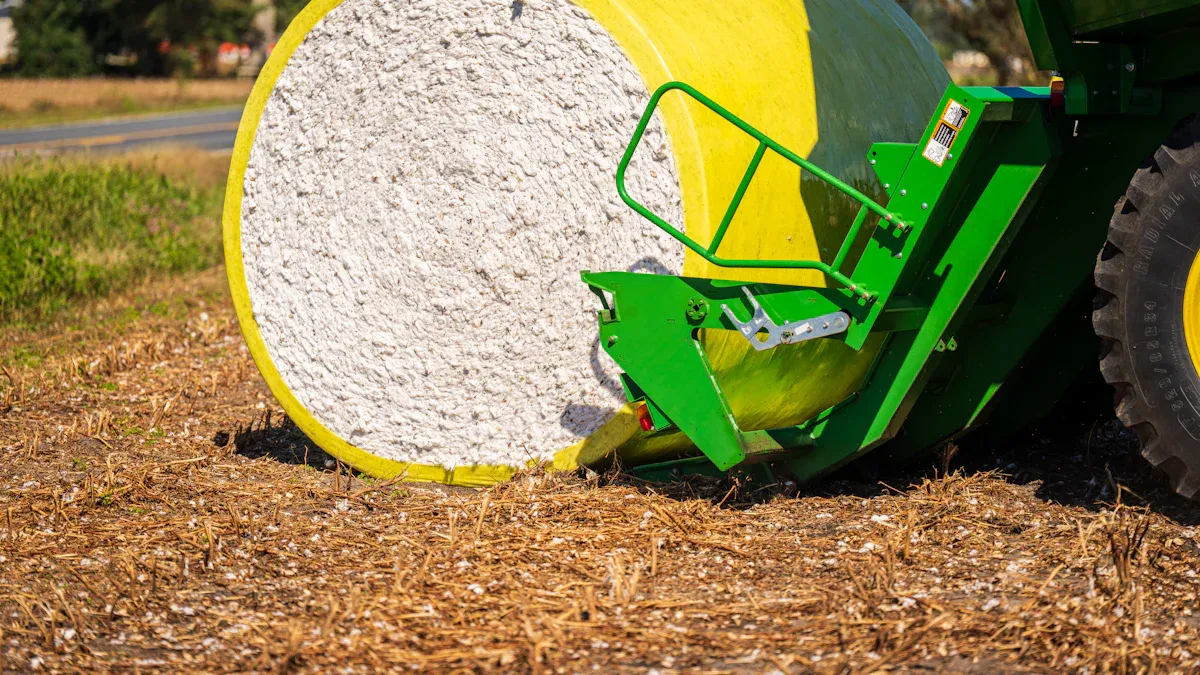 Purpose of Using Different Colors for Cotton Bales