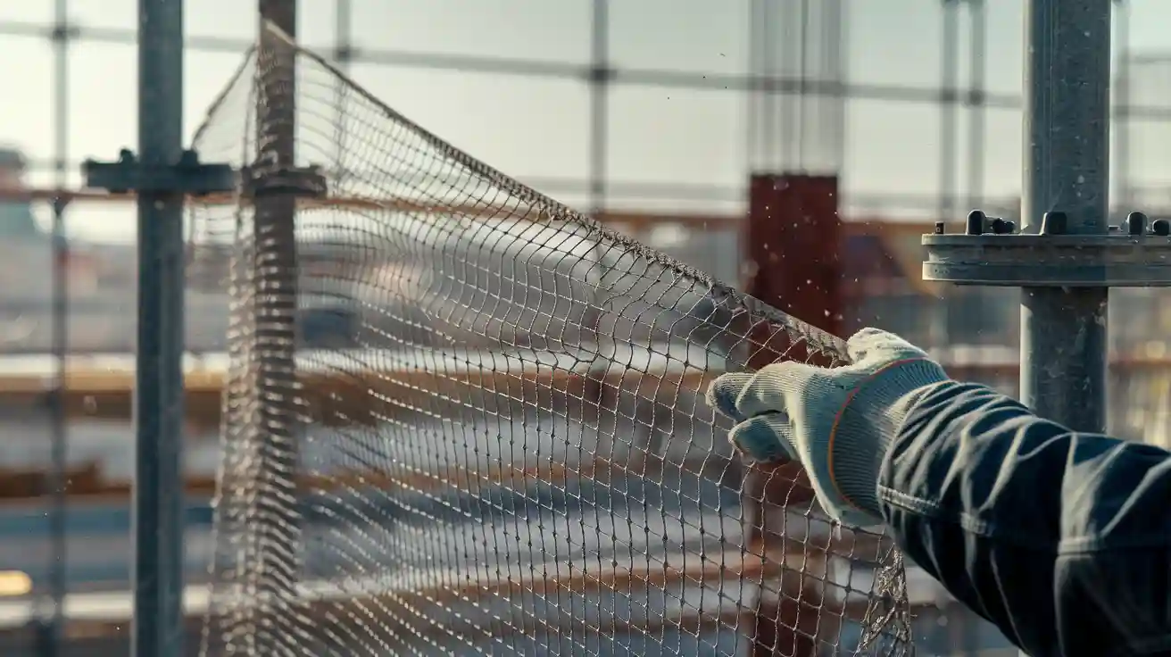 The recommended material for debris netting