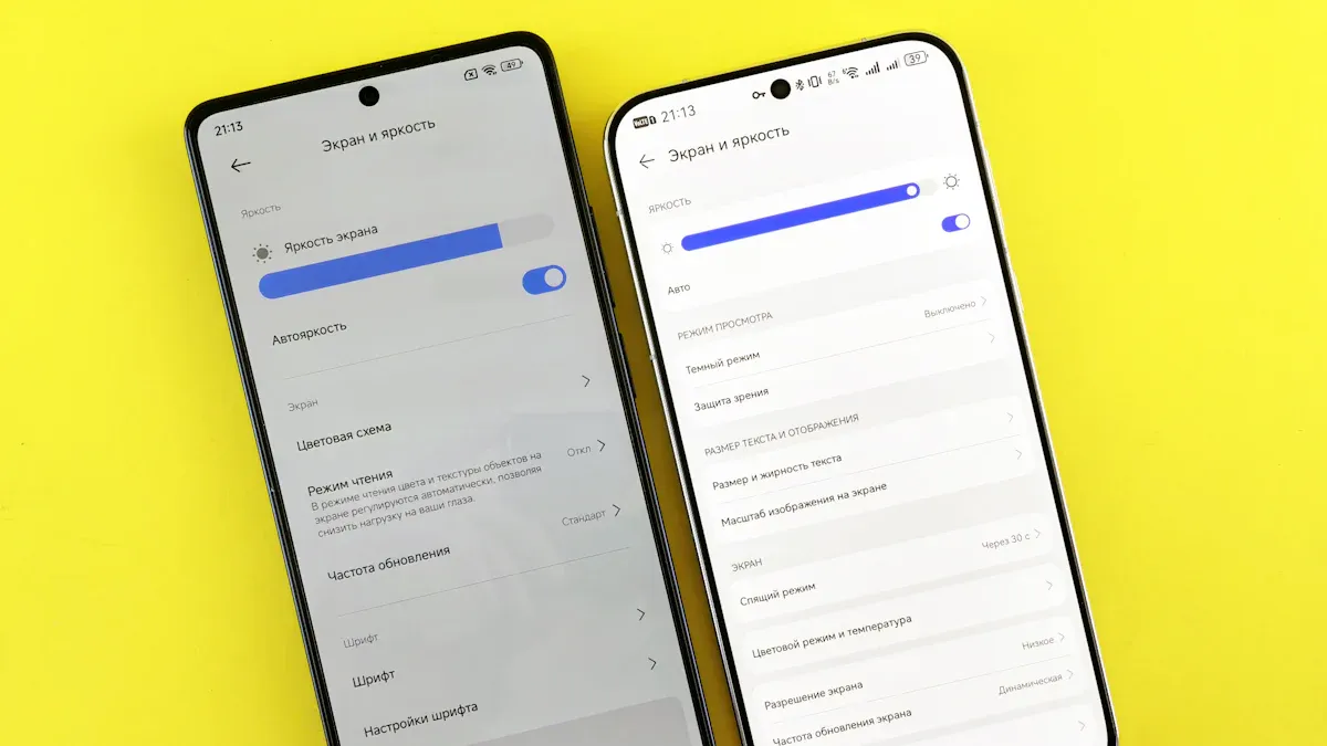 Comparing OLED, LTPO, and HMO Displays