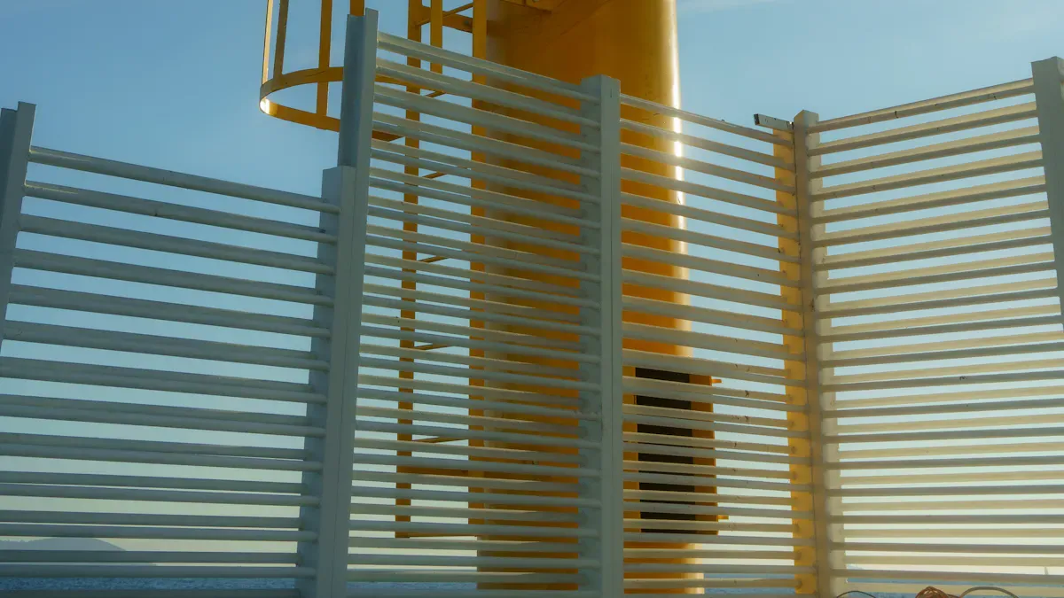 FRP pultruded tubes in industrial setting