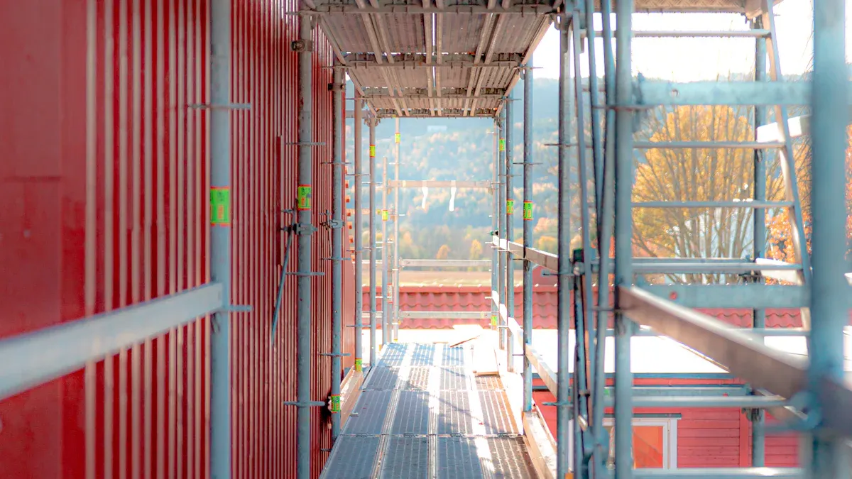 GRP Handrail System Installation