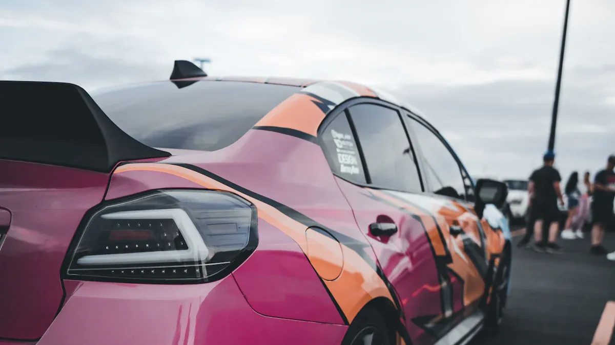 Comparison Chart of the Top Laser Pink Car Wraps