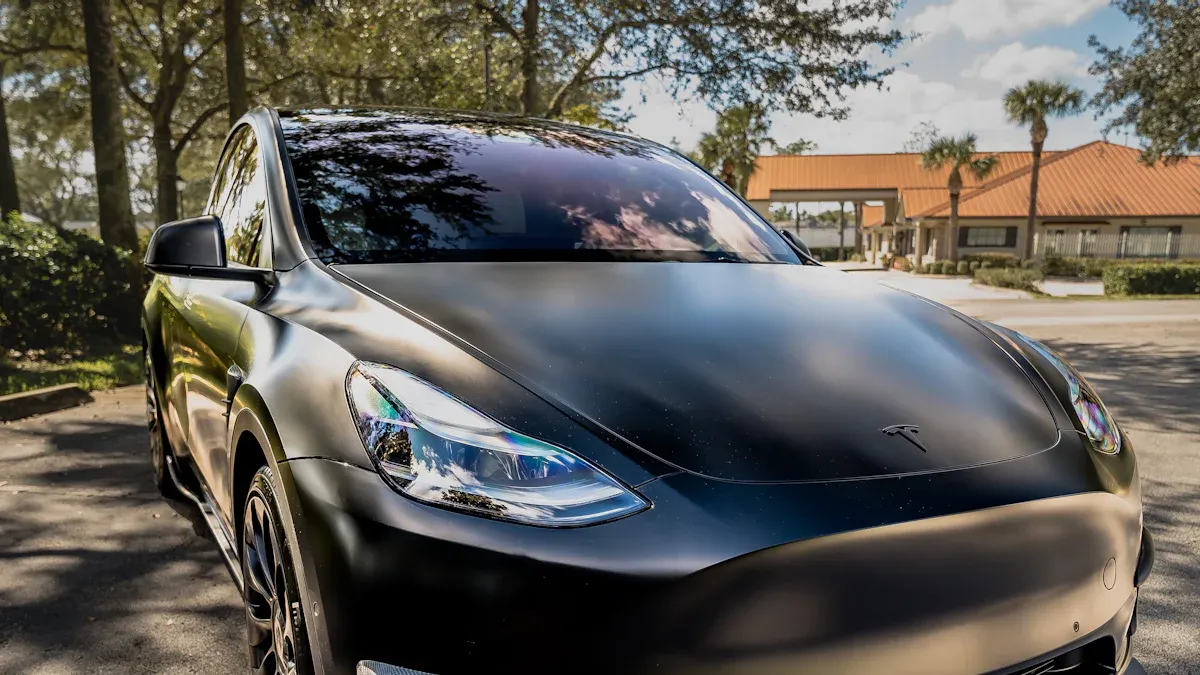 Satin Black vs Matte Black Car Wraps Key Differences Explained
