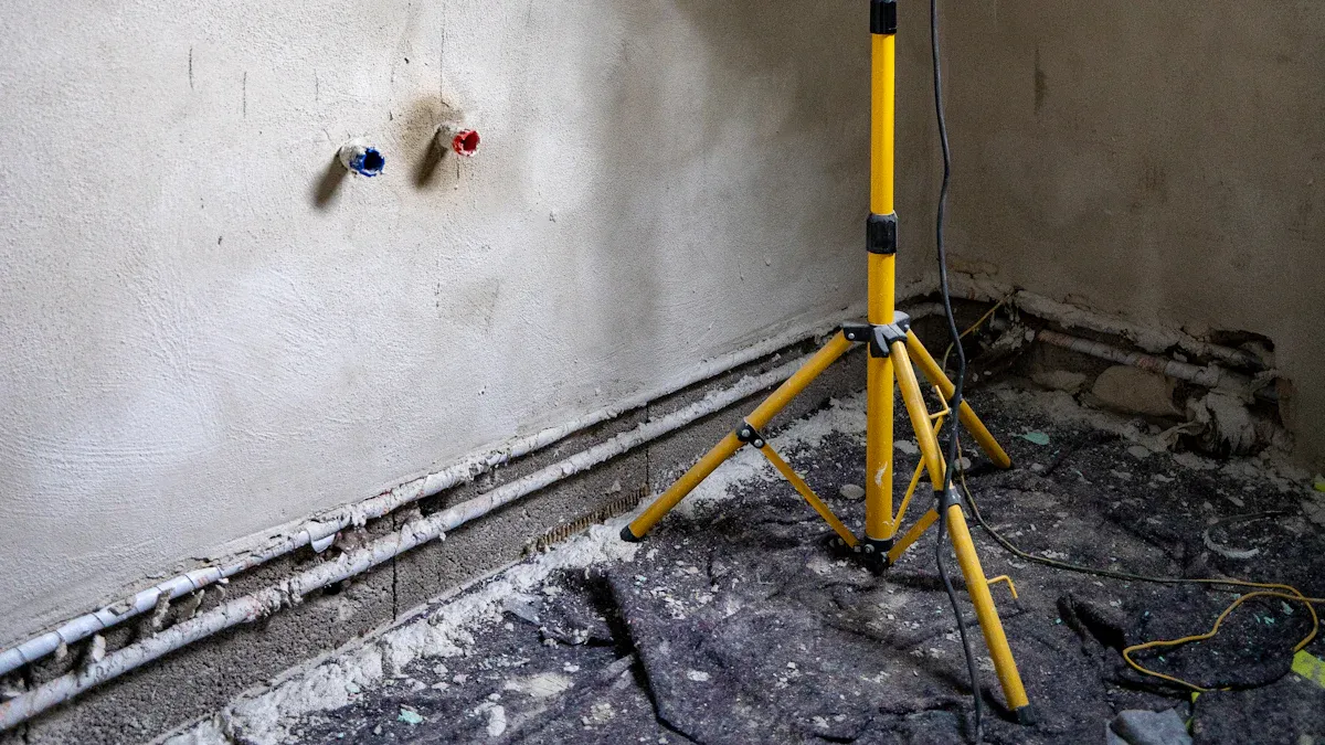 Flashlight Using Contuction Worker How Construction Companies Benefit from Durable, High-Lumen Work ...