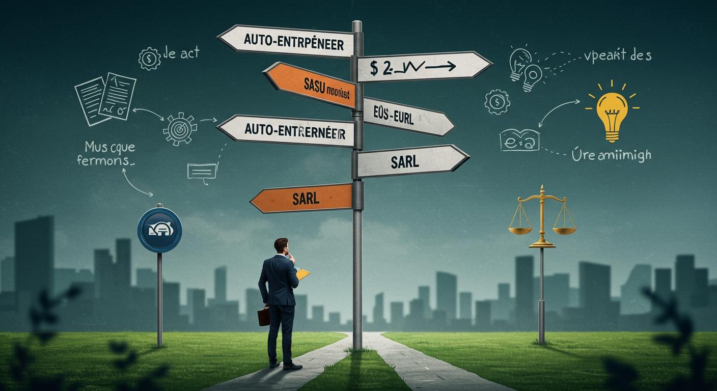 Comparatif des statuts juridiques pour créateurs d’entreprise en France
