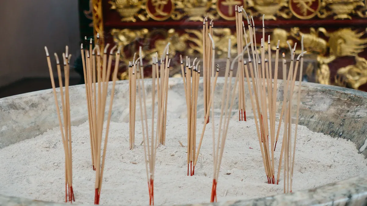 Choosing Incense Sticks and Setting Intention