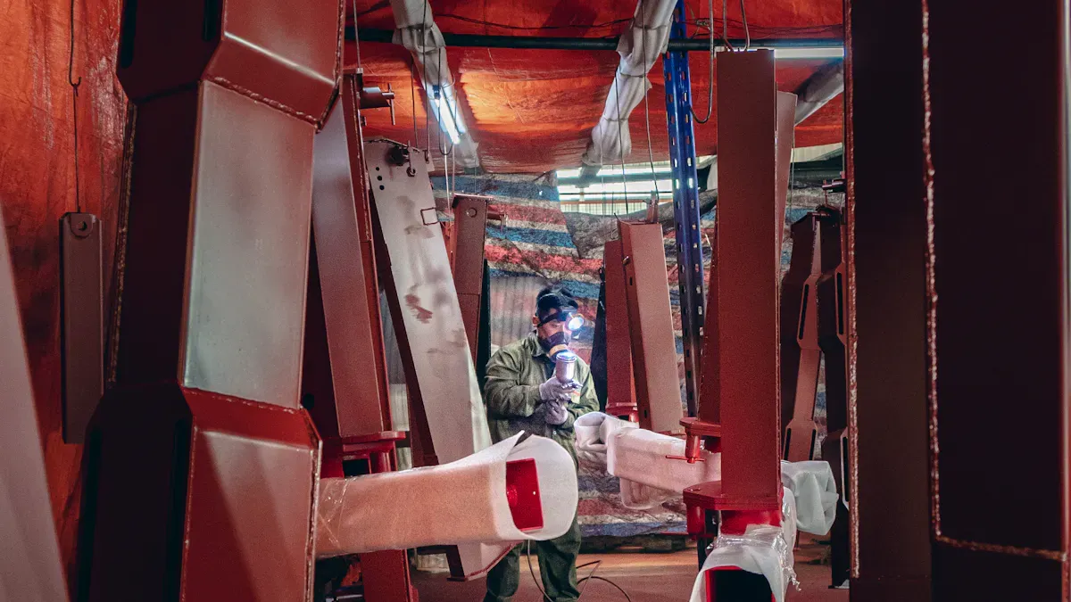 efficiency improvements in powder coating