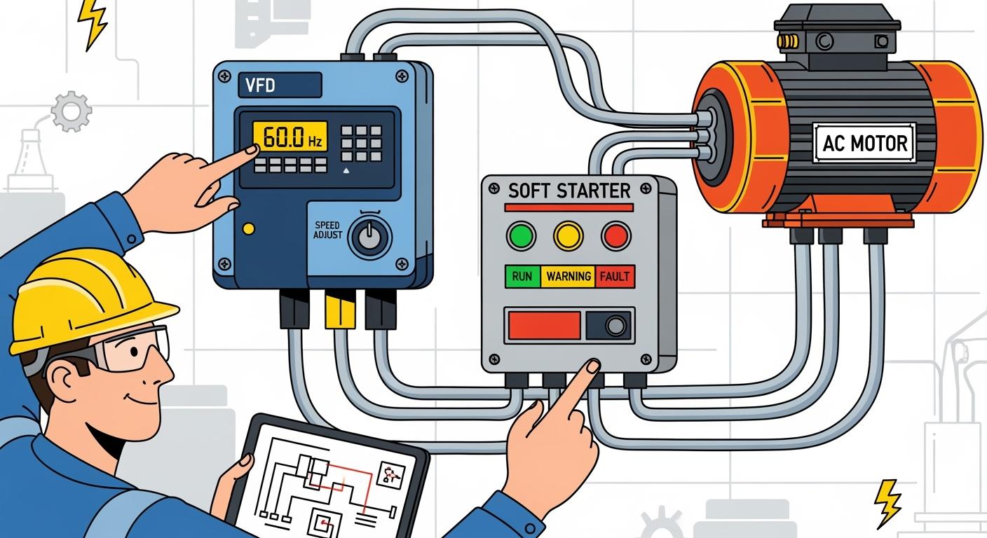 VFD or Soft Starter An Engineer'
                style=