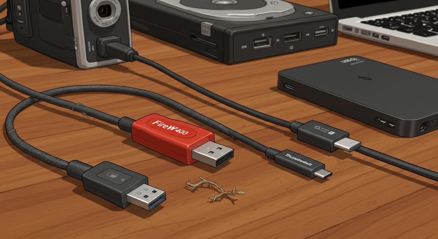 Is IEEE 1394 FireWire Still Relevant in a USB and Thunderbolt World