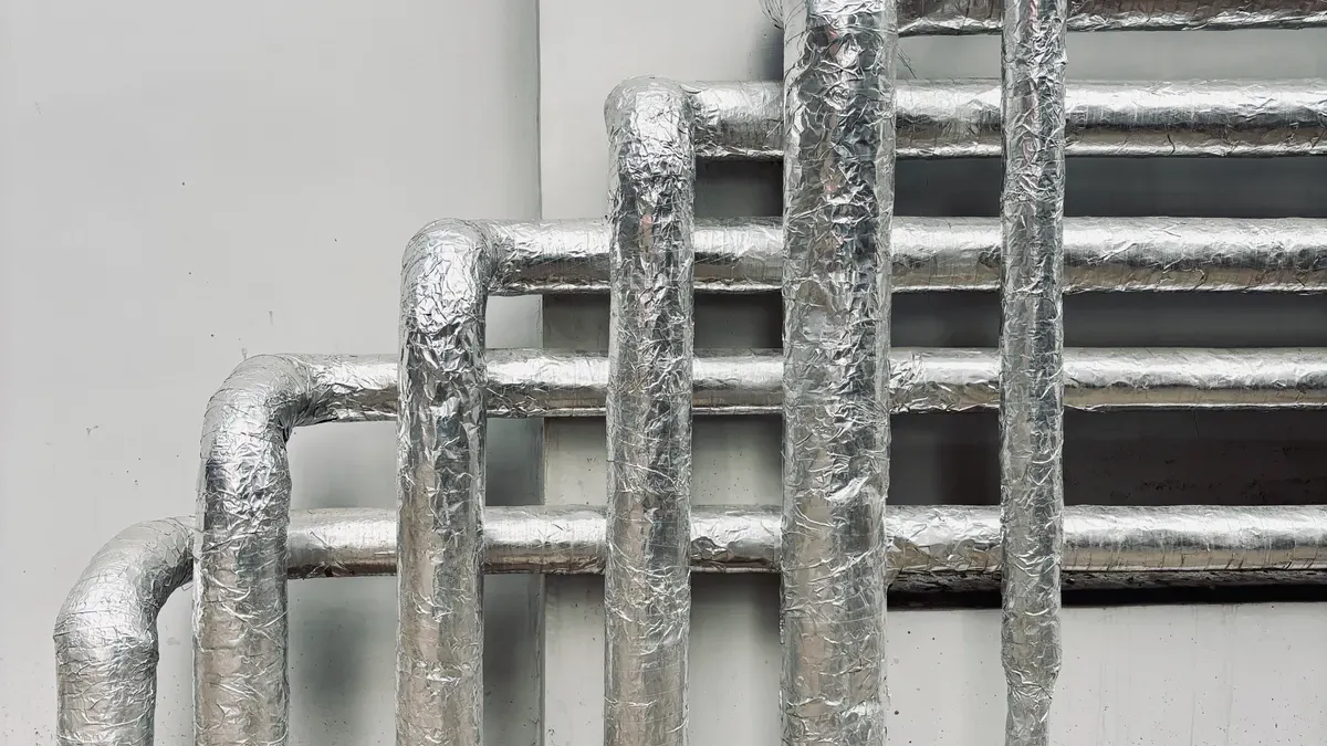 How to install aluminum compressed air pipes with fast installation technology