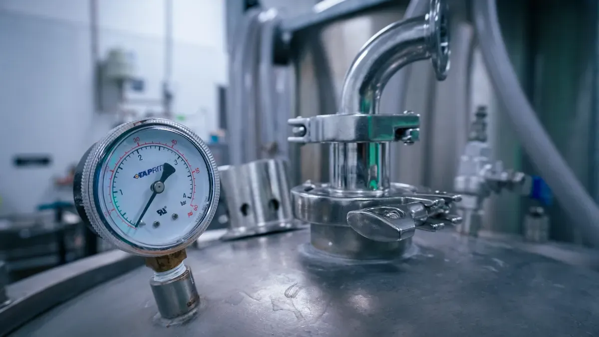 Compressed air pipe system for high-pressure applications