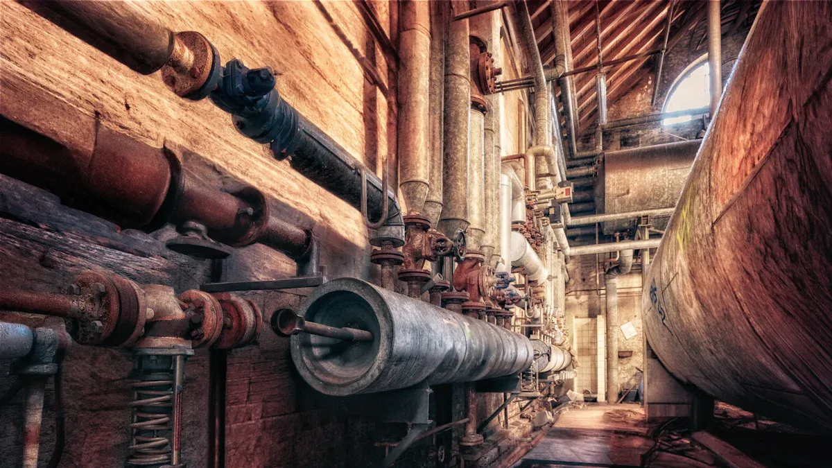 Find a manufacturer offering easy-install compressed air pipe systems