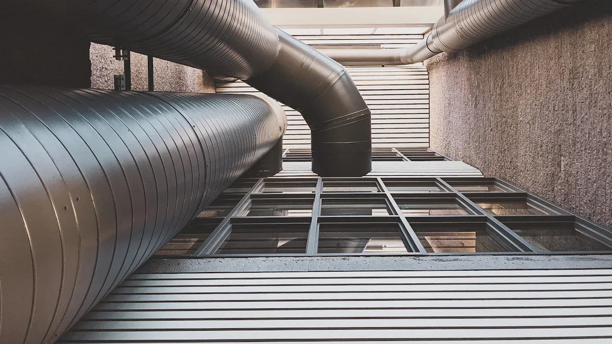 I need a corrosion-resistant compressed air piping solution for humid environments