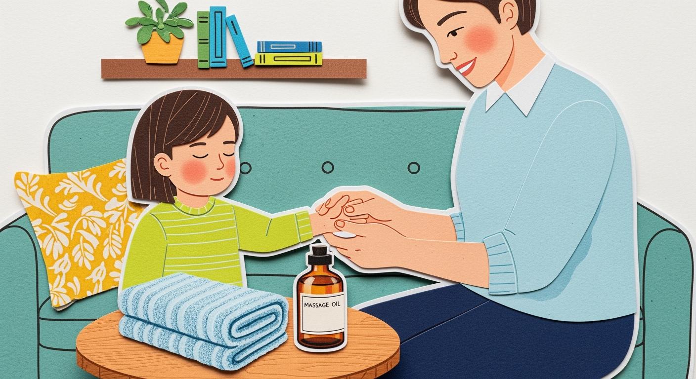 Sensory massage for autism made easy with simple steps