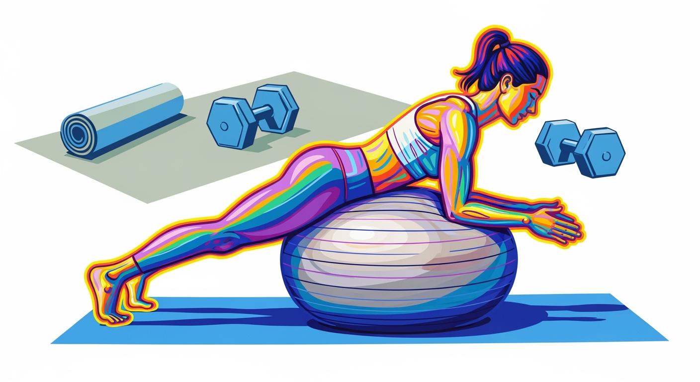 How to Use a Balance Yoga Ball for Core Strength and Stability