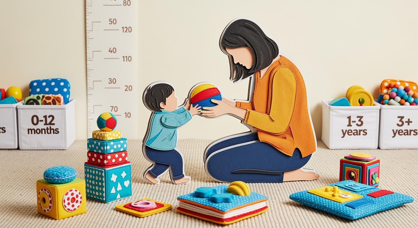 Guía para elegir juguetes sensoriales según la edad de tu hijo