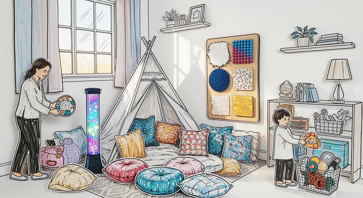 How to Create a Small Sensory Room at Home Step by Step