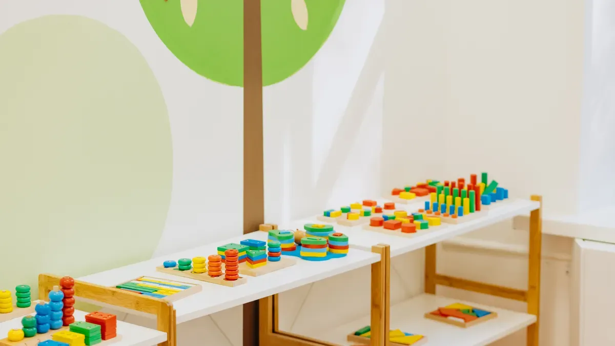 Montessori toys and sensory wall panels