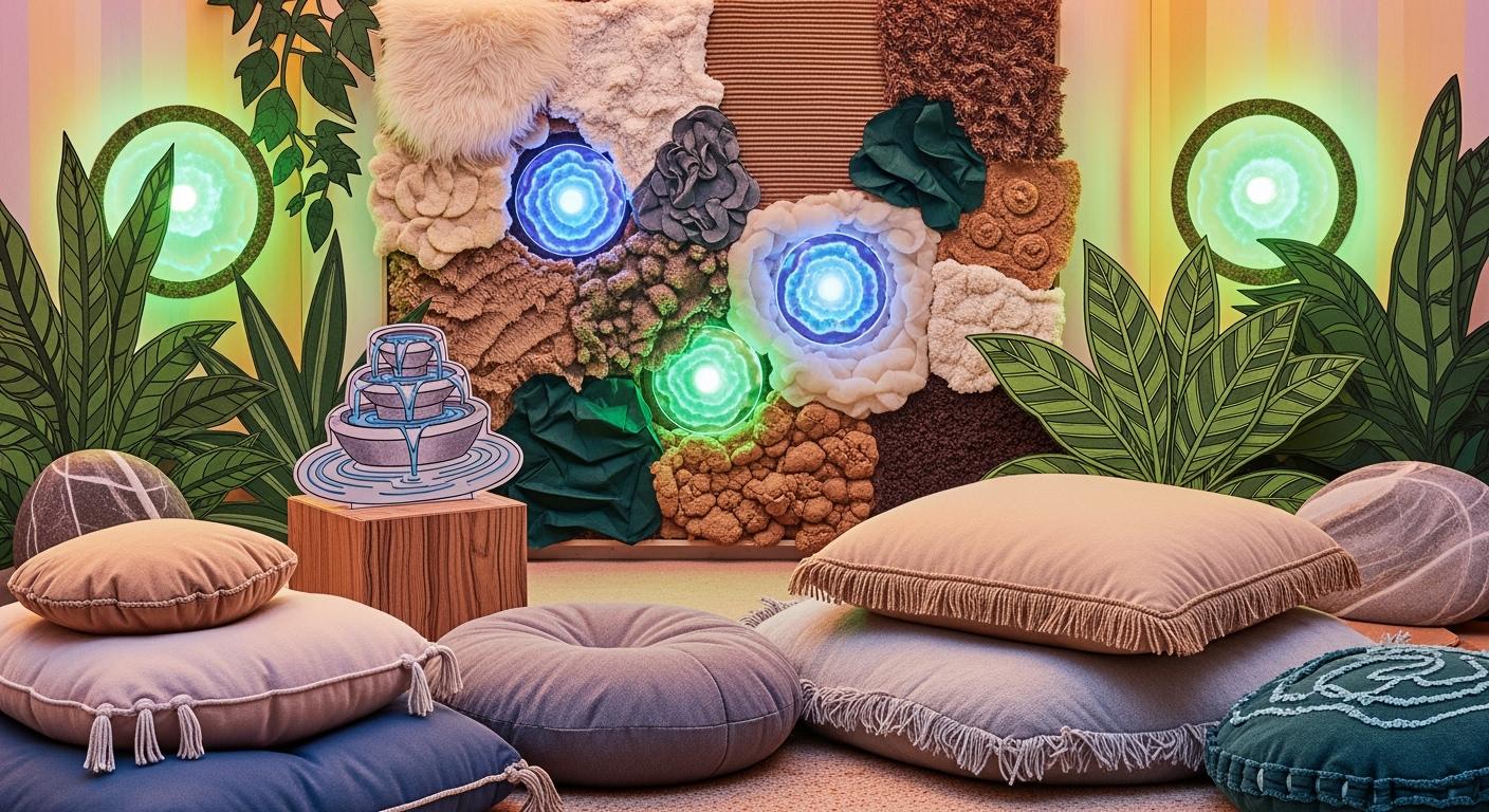 Sensory integration made simple with calming room tools