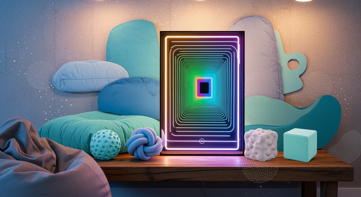 LED infinity mirror magic for sensory rooms explained