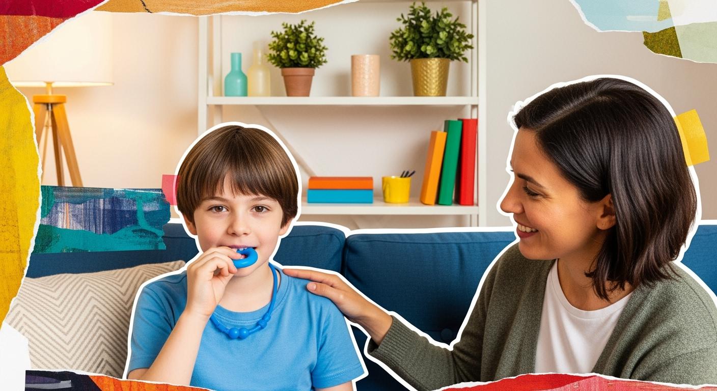 How Silicone Chew Necklaces Help Redirect Chewing Behaviors in Autism