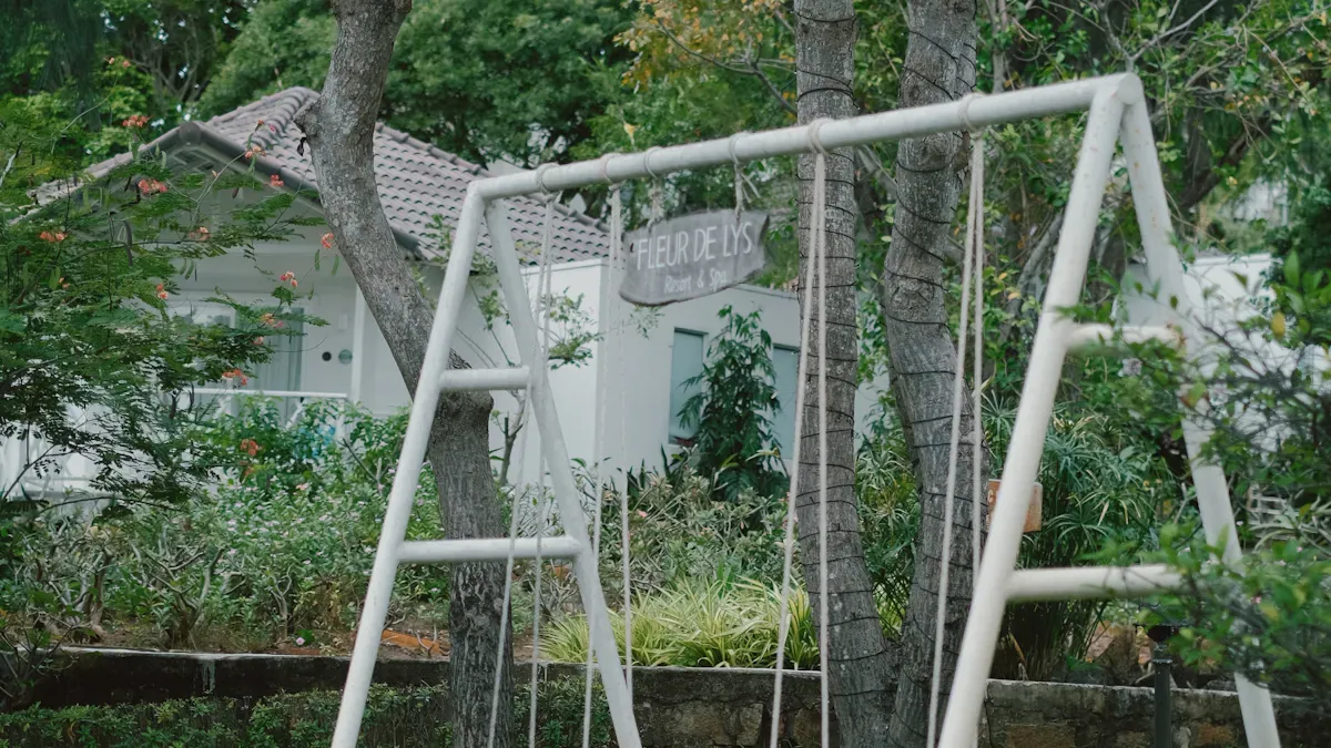Benefits of Metal Swing Set Frames