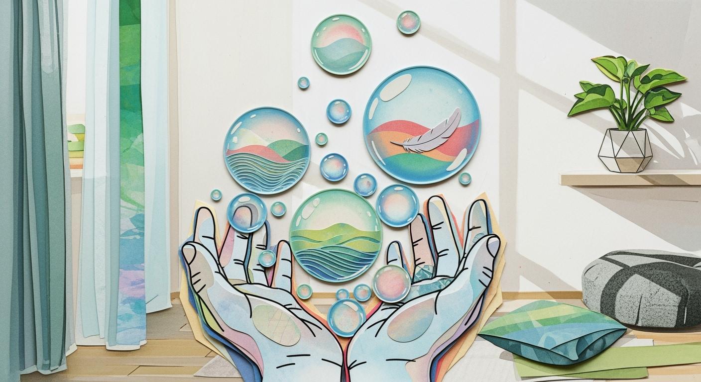 Sensory Motion Bubble Magic for Stress-Free Living