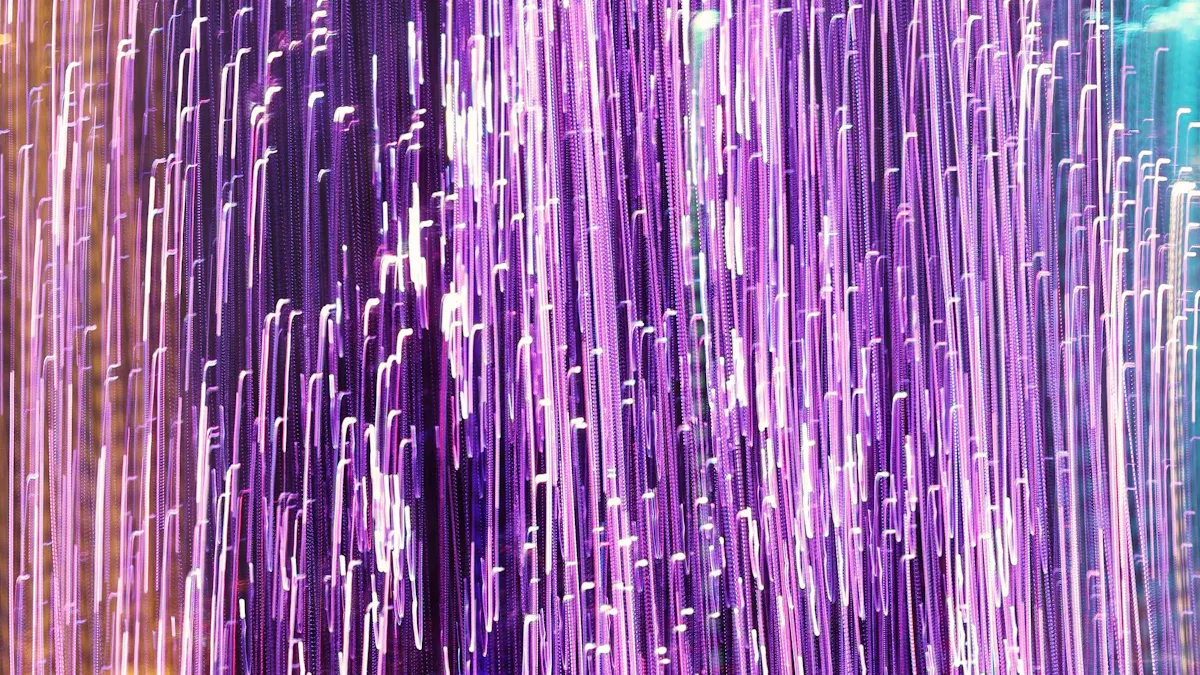 What are fiber optic lights?