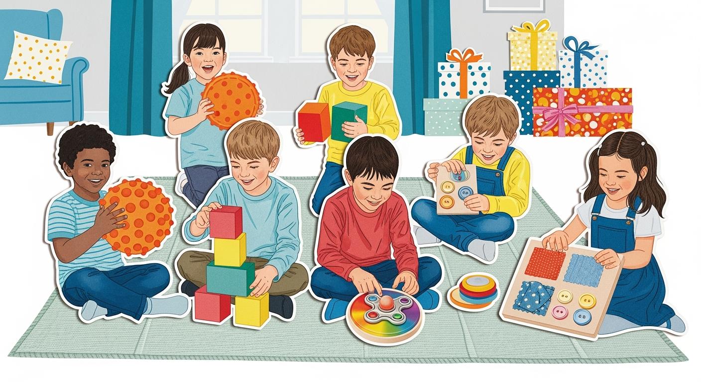 Najlepsze zabawki sensoryczne na prezent dla dzieci w różnym wieku