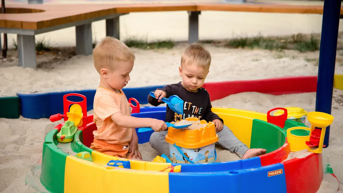 Setting Up Easy-to-Clean Sensory Play Outdoors