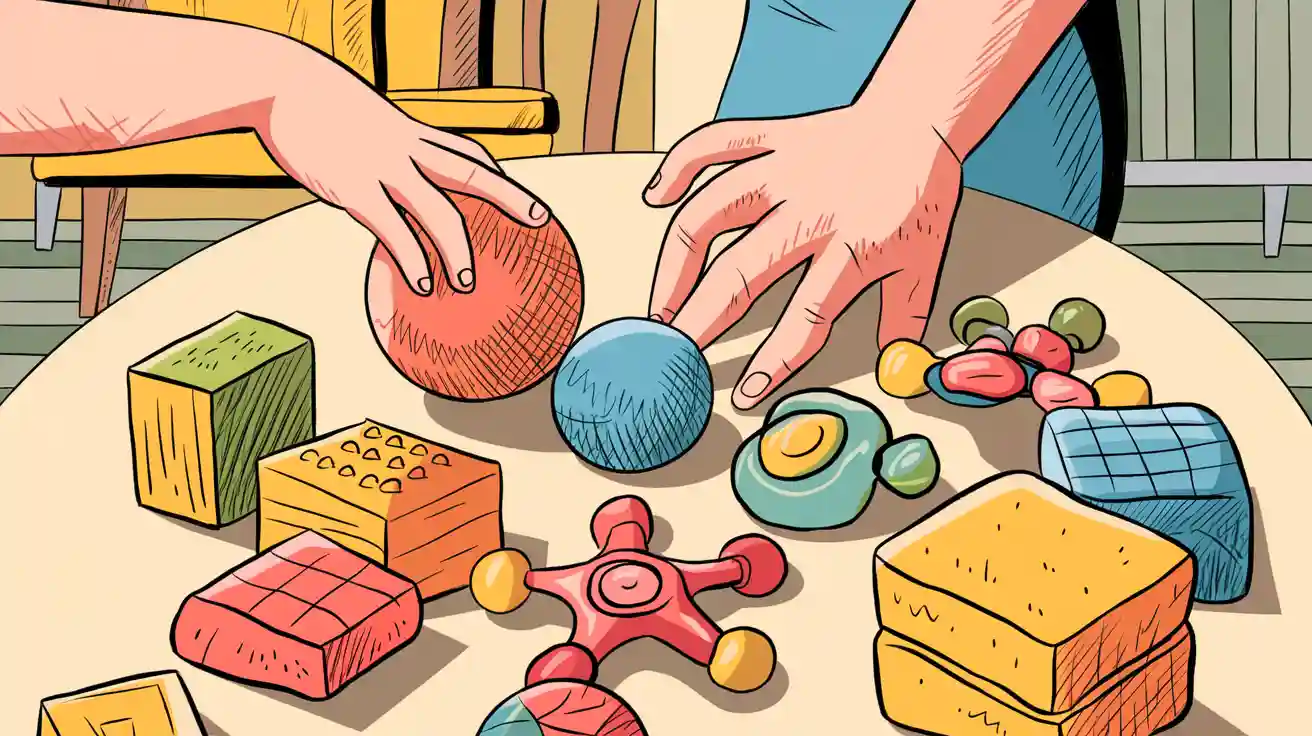 Tactile sensory toys compared for everyday play
