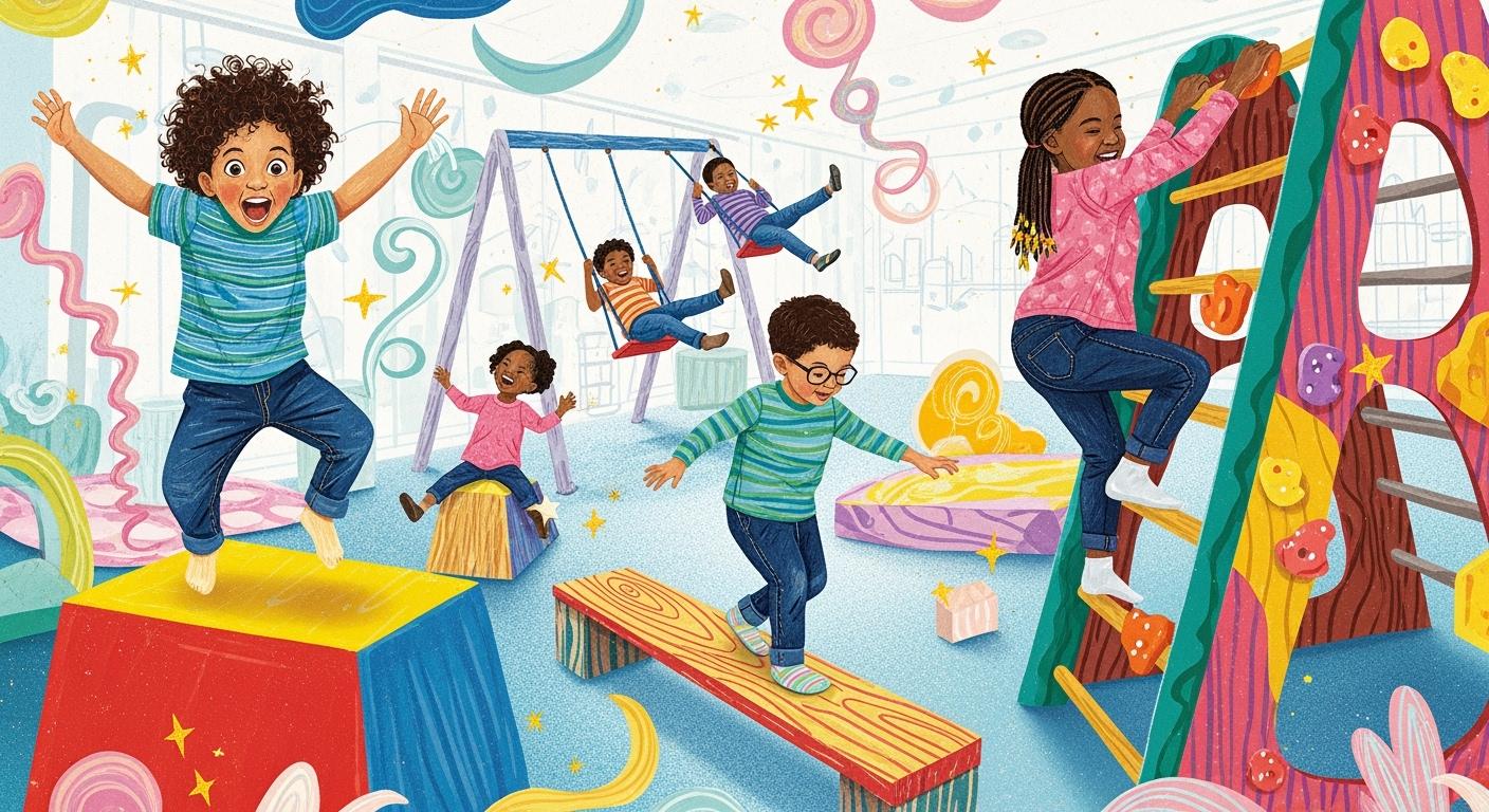 Gross motor equipment that makes playtime magical