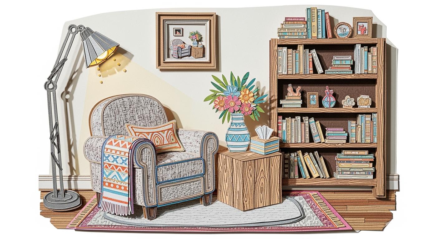 Therapy Room Comfort Boosts with Cozy Decor