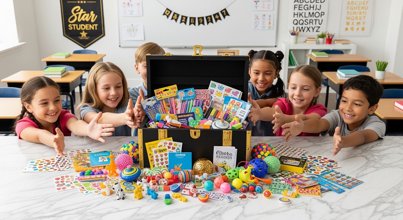 Treasure box for classroom prize ideas kids love