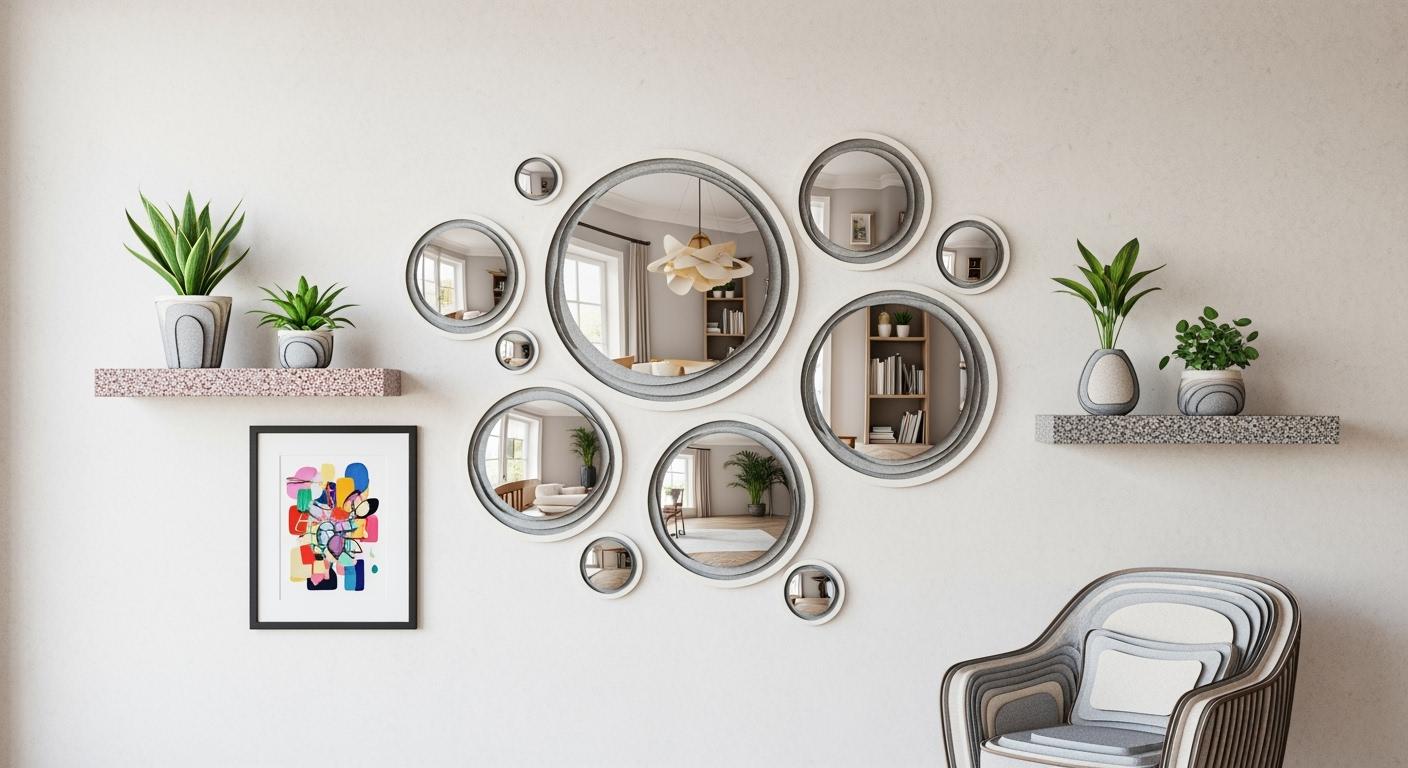 Creative Placement Ideas for Bubble Mirrors on Your Walls